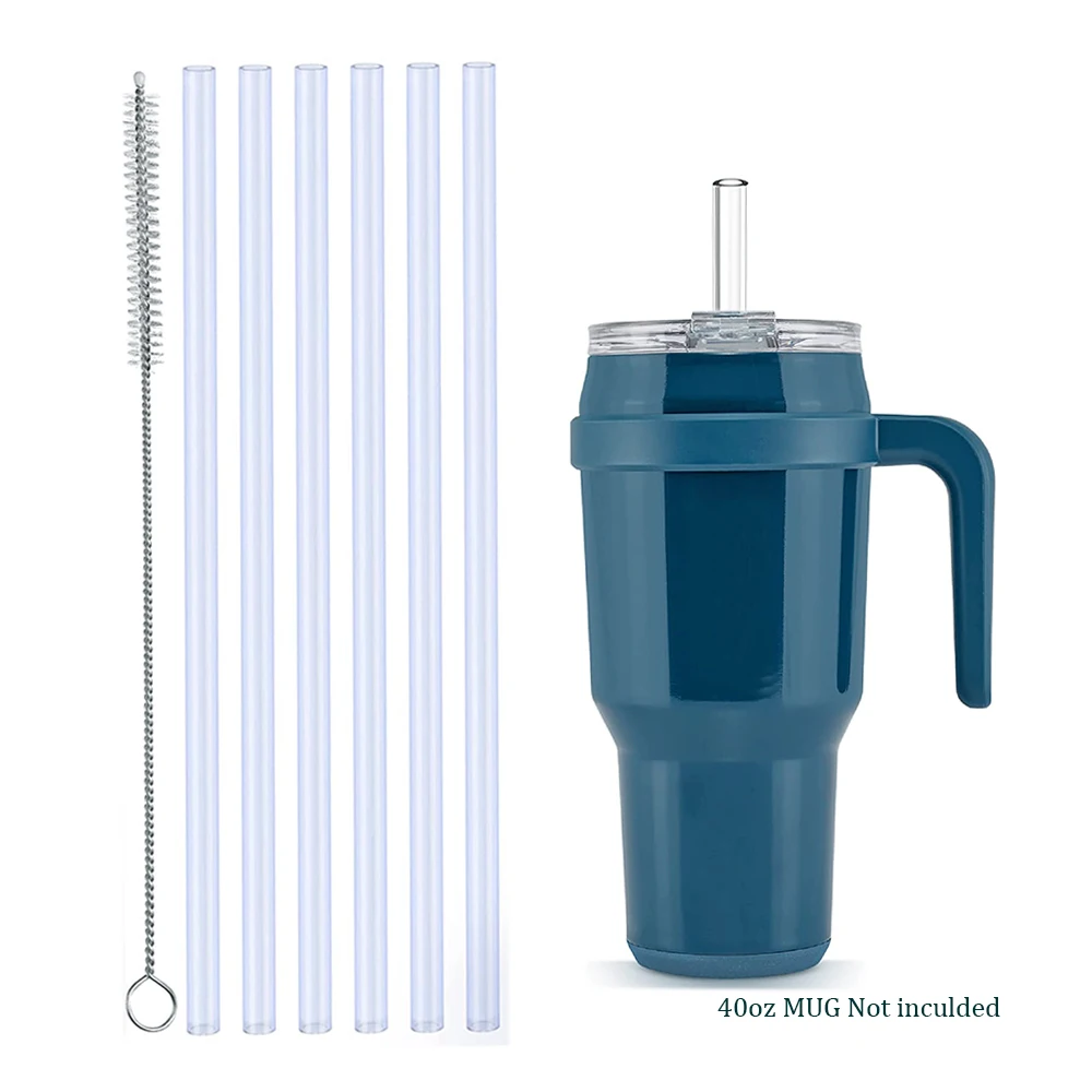 Reusable Replacement Straw For Stanley And Tumbler - Durable Clear