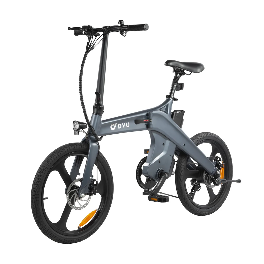 Dyu T1 Bicicletta Elettrica Telaio In Lega Di Magnesio Bicicletta Città Adulto Pendolarismo 20 Pollici Bici Elettrica Pieghevole Bici Elettrica Pieghe