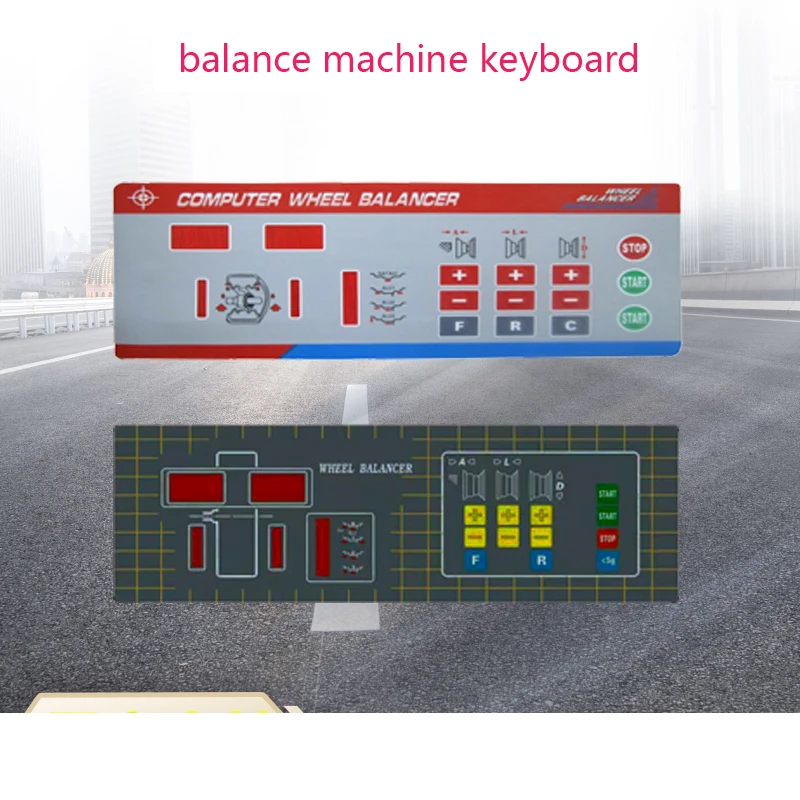 Various Models Of Tire Balancing Machine Key Board Dynamic Balancing Instrument Touch Switch Control Panel Display images - 6