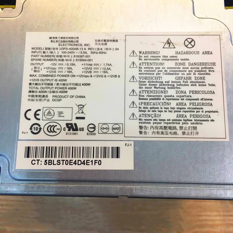 DPS-400AD Z21O 619397-001 619564-001 DPS-400AD-13A 전원 PSU 어댑터 케이블용 전원 공급 장치 어댑터