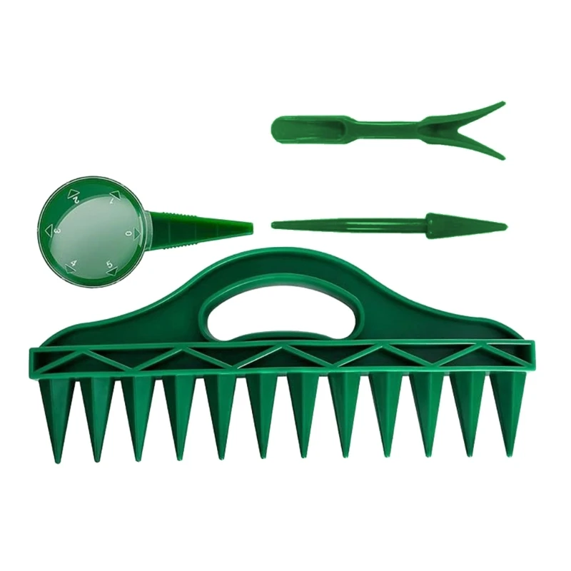 

652F 3Pcs Seeder Planter Tool Adjustable Garden Seeder Seeding Puncher Soil Digger Planter Sowing Seeder Tool Planter Tool