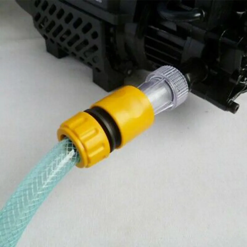 

Water Connector With Filter Kit For Car Pressure Plastic Filter Hose-Tap Water Adaptor Connector Fitting Garden Power Tool Parts