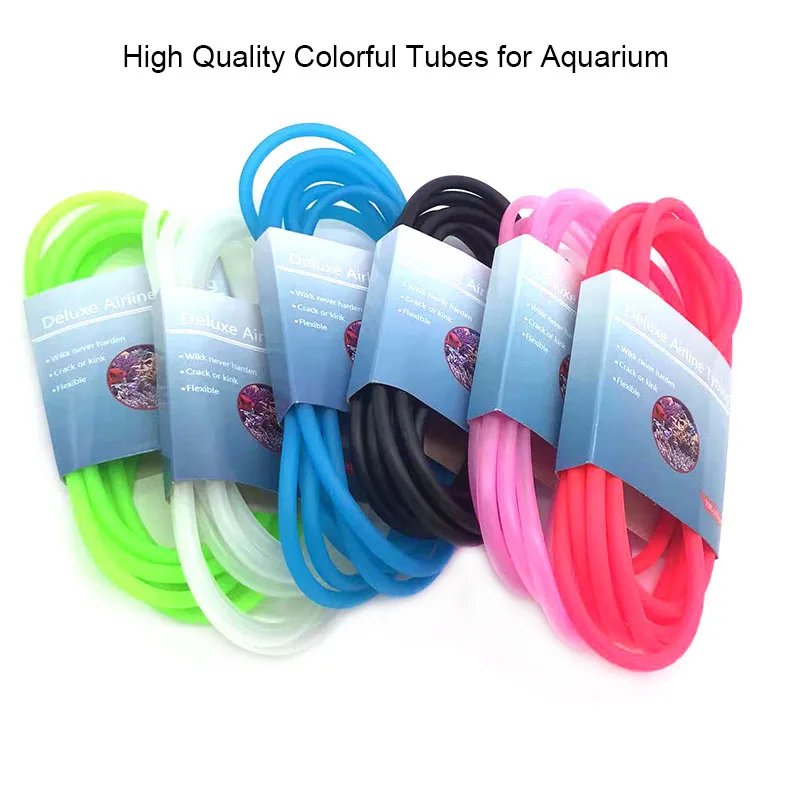 1m/3m/5m/10m Aquarium Oxygen Hose Fish Tank Air Pump Tube 4x6mm