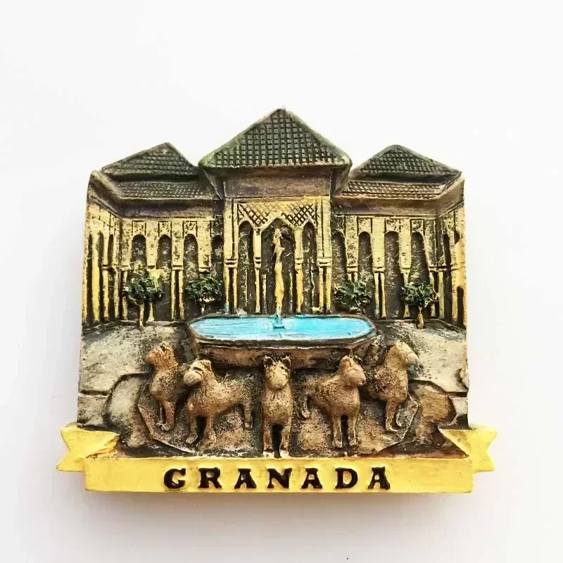 Barcelona Spain Fridge Magnets Columbus Granada Ibiza Sevilia Maalaga Souvenir Refrigerator Magnets Stickers Home Kitchen Decor magnetic fridge magnets magnetic sticker magnetic fridge stickers refrigerator decor