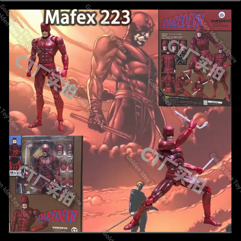 In Stock Ct Toys Daredevil Figure Mafex 223 Comic Version SHF