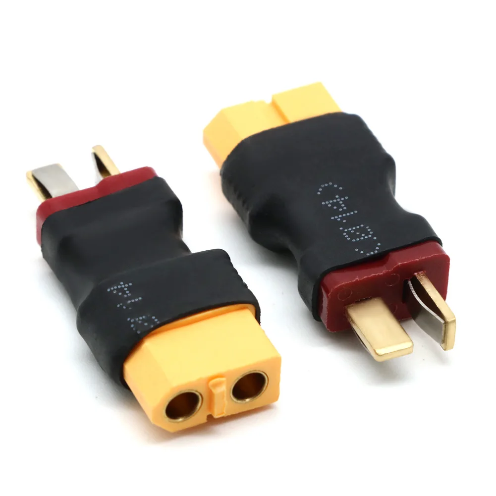 1pcs T Male Plug to XT60 Male / T Female Plug to XT60 Female Adapter For RC Helicopter Quadcopter LiPo Battery Plug Connector 5