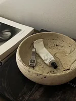 Wabi-Sabi Style Nordic Light Luxury Marble Tray Retro Aromatherapy Tray Creative Home Art Decoration Jewelry Storage Ornaments 1