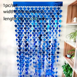 Romantic Celebration Curtain Backdrop (Blue)