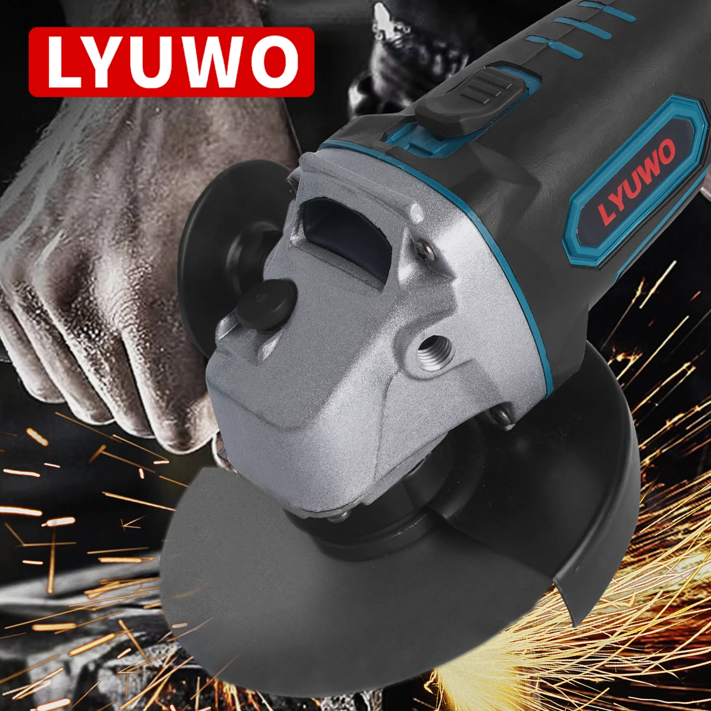 20V Cordless Electric Brushless Angle Grinder  Lithium-Ion Grinding Machine Electric Grinder Polishing Cutting Power Tools 6