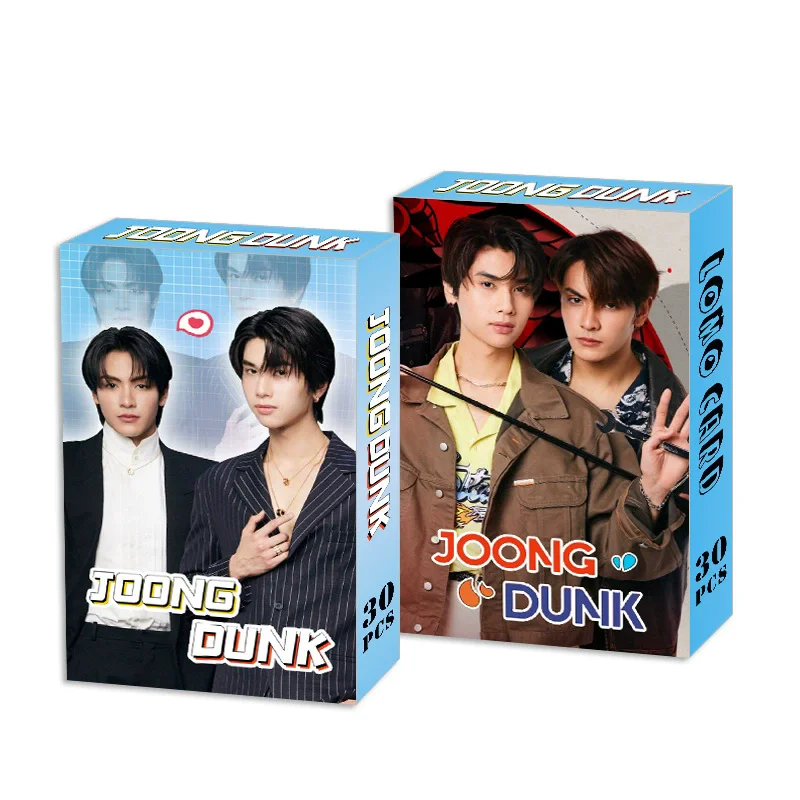 30개/세트 태국 스타 JoongDunk Lomo 카드 - 드라마 CP Joong & Dunk HD 포토카드 팬 선물