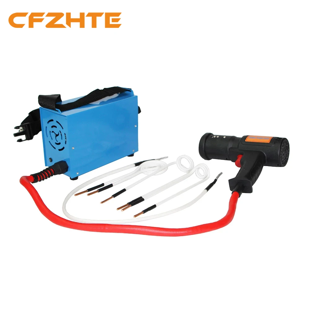 1500W Magnetic Induction Heater Circuit Diy for Car Repair Bolt Remover Tools Set Welding Equipment AC 220V with 4 Pieces Coil induction heater