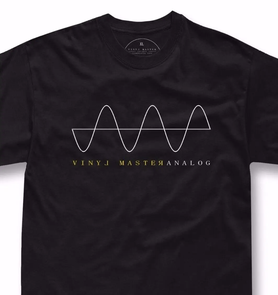 T-Shirt Audio Analogico Disco In Vinile Giradischi Technics 1200 Classic Music Tee