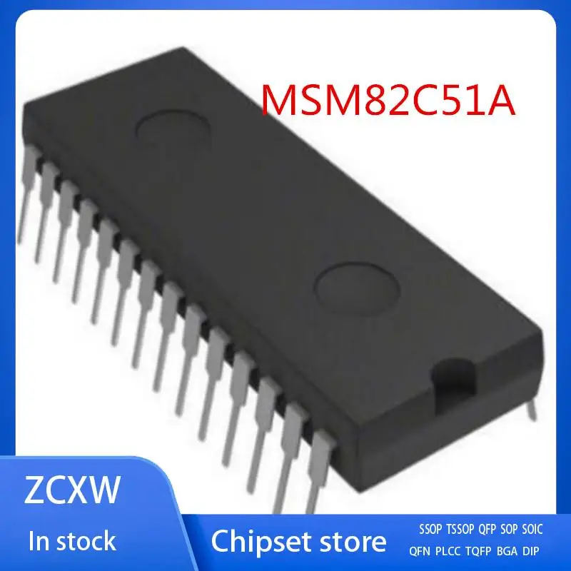 

10PCS/LOT NEW MSM82C51A M82C51A-2 MSM82C51A-2RS DIP28