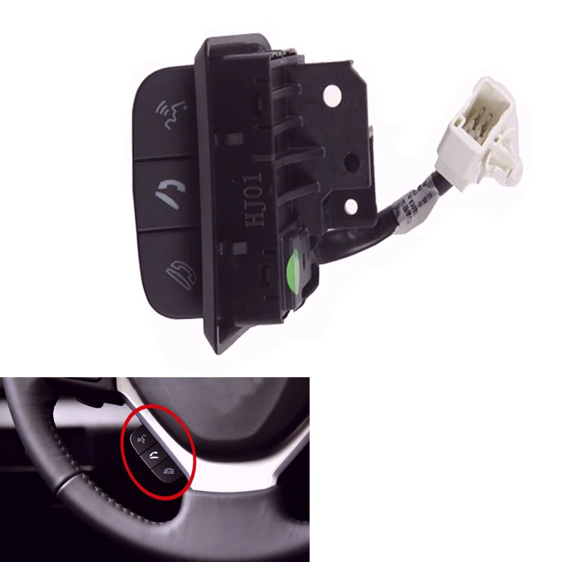 Per Suzuki Vitra Sx4 S-Cross Pulsanti Del Volante Pulsante Interruttore Del Telefono Bluetooth Per Auto