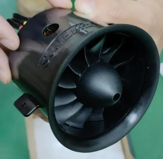FMS 70mm 12 pales EDF 6S V2 Pro Moteur 1900kv pour Hélicoptère RC