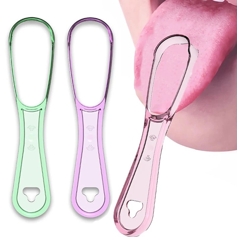 Tongue Scraper For Adult Reusable Tongue Cleaning Tool Food Grade Plastic Mouth Scraper Washable Oral Hygiene Care Appliances 1