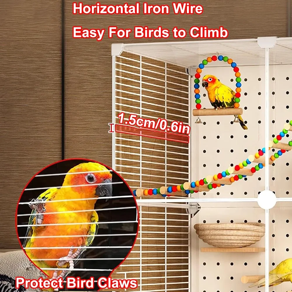 Large Parrot & Bird Cage 4