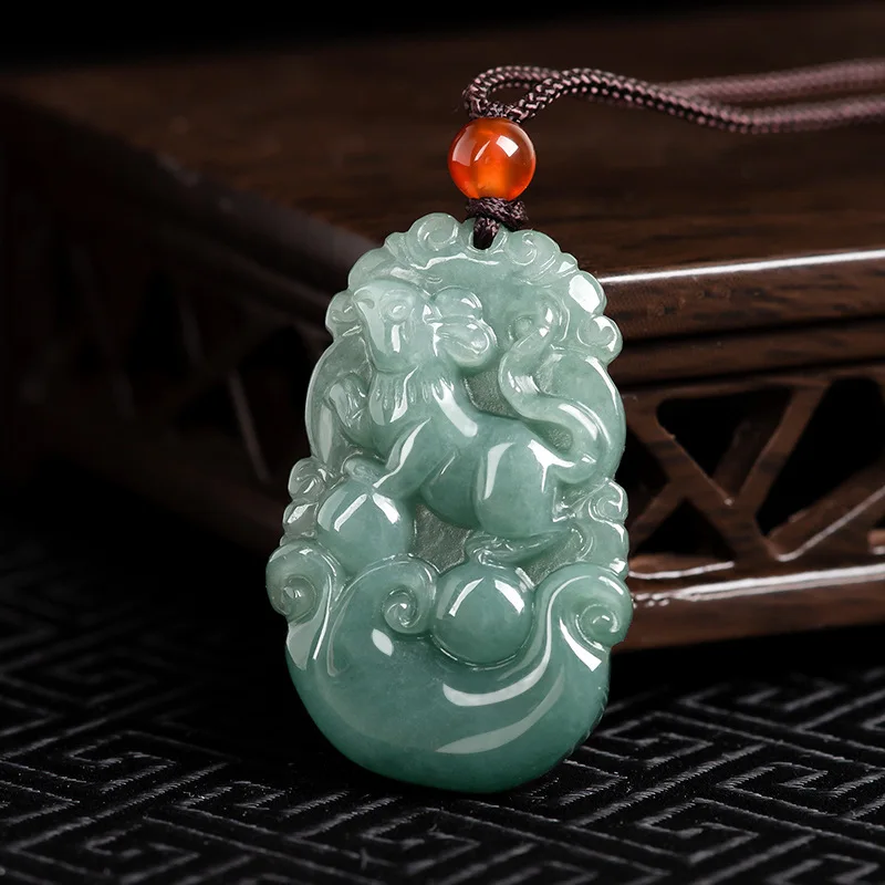 

1 шт., кулон из натурального нефрита, 12 знаков зодиака