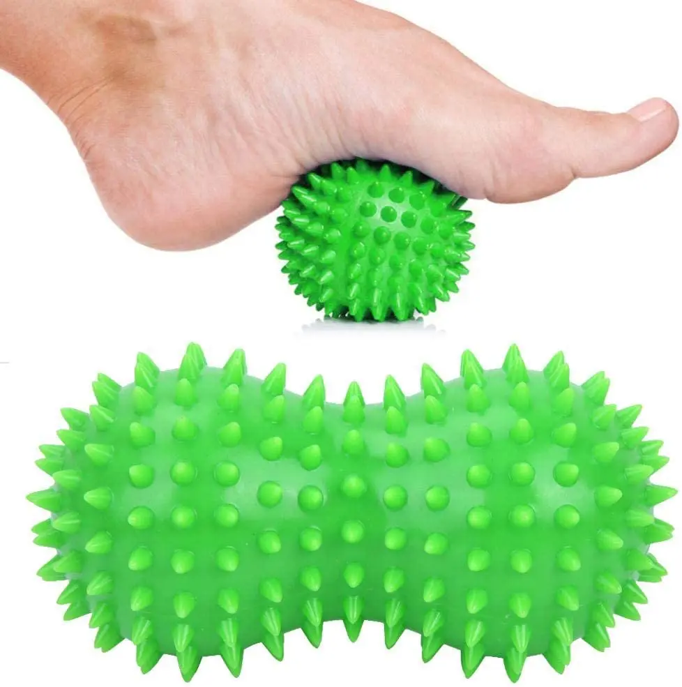 Peanut Massage Ball Double Lacrosse Massage Ball for Physical Therapy Plantar Fasciitis, Yoga Crossfit, Therapy, Muscle Relaxer