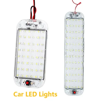 Luci LED per Auto, Accessori Auto, Barre Luminose LED per Interni Auto con Interruttore, Striscia Luminosa, Luci Interne per Bus, Barche, Camion