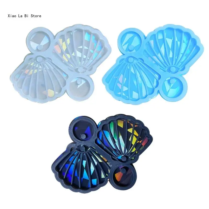

Seashells Silicone Earrings Mold DIY Ear Ring Epoxy Resin Moulds XXFD