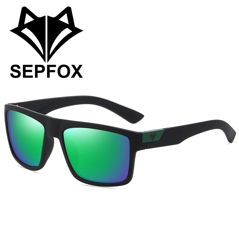 SEPFOX Men Polarized Fishing Glasses UV400 Women Sunglasses Outdoor Sports Goggles Unisex Running Hiking Driving Eyewear