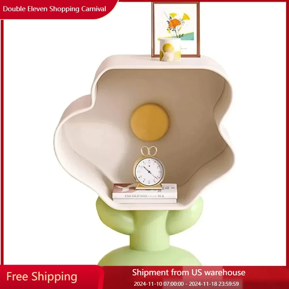 Children's bedside table, children's room creative cartoon cute little rabbit minimalist bedroom side table, bedside table