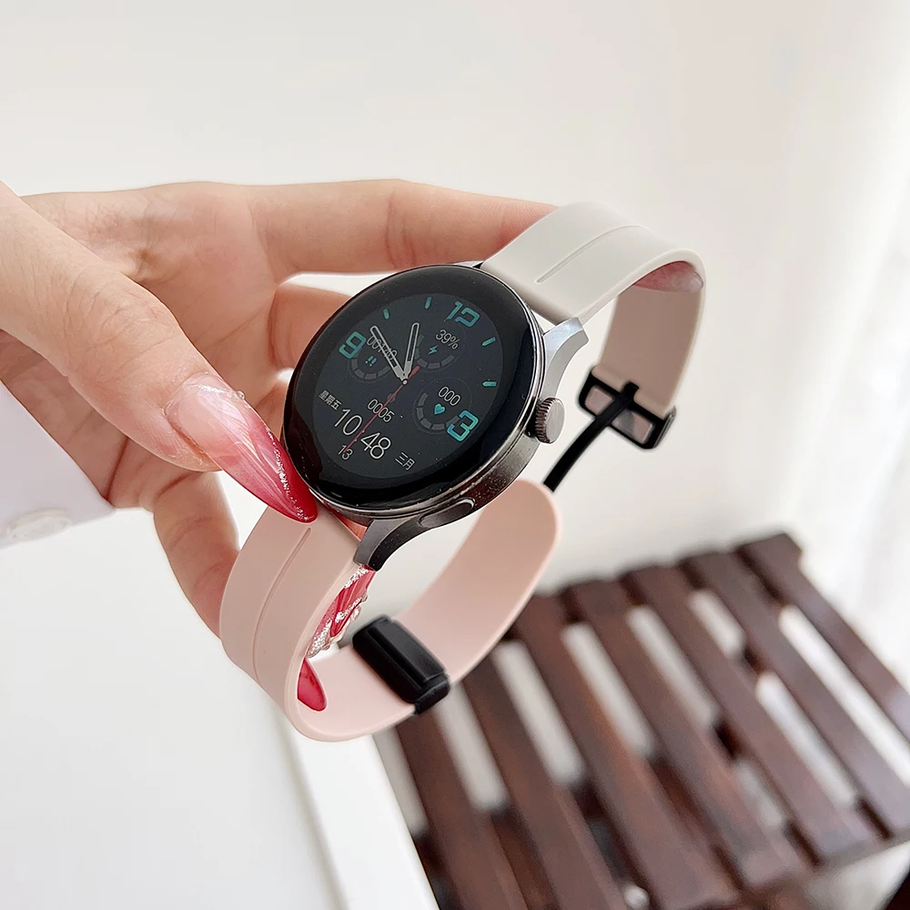 Adjustable Silicone Loop Strap - Premium Watchband Accessory