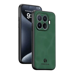 Magnetic Leather Shockproof Phone Case - Premium Hard Back Cover for xiaomi 17T (Green)