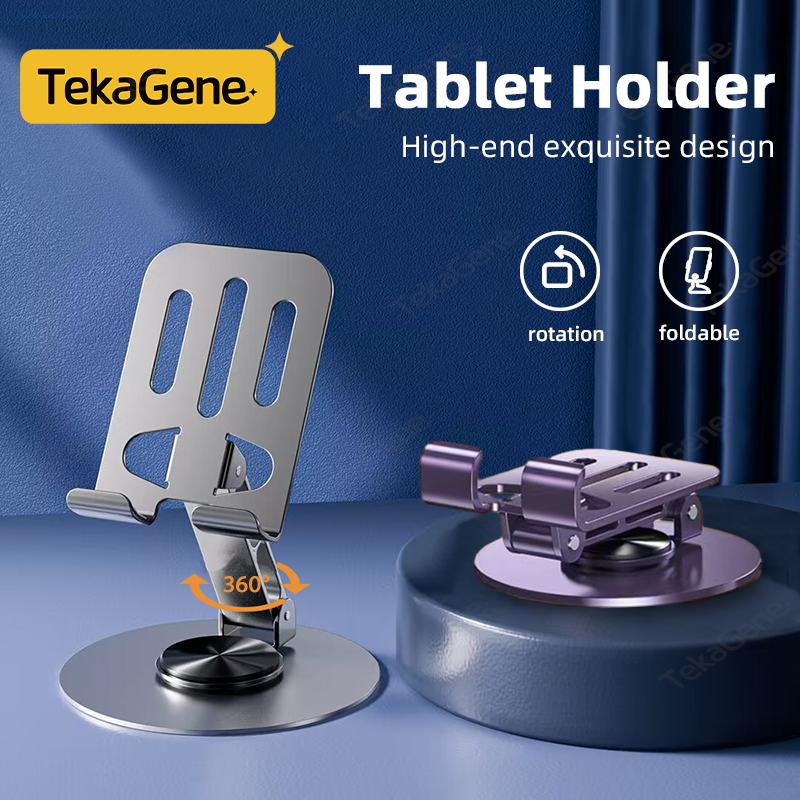 360Â° Rotating Stand Mobile Phone Tablet Holder For Apple iphone 16 Samsung Xiaomi Huawei iPad Bracket Folded Support Accessories