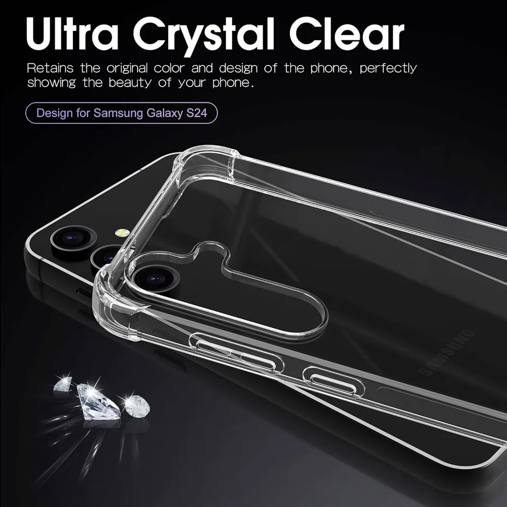 Durable Clear Shockproof Phone Case Cover