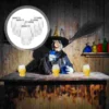 6 Pcs Halloween Skull Water Bottles Drinks Clear Milk Juice Packing Plastic Aluminum Multi-function Travel Waterbottle 2