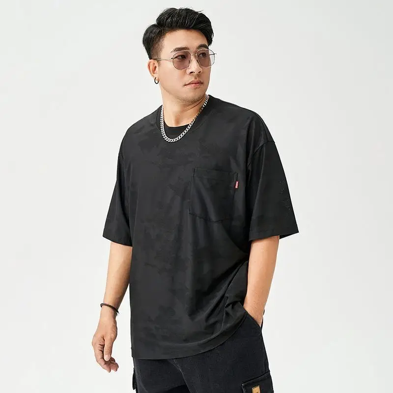 thumbnail image 1 of Camiseta de hombre Tops jaspeados Trashy Y2k Camisetas para hombre Camisetas Gráficas Seda helada Suave Gótica Grunge Acuarela Oversize Secado rápido Caliente, 1 of 5