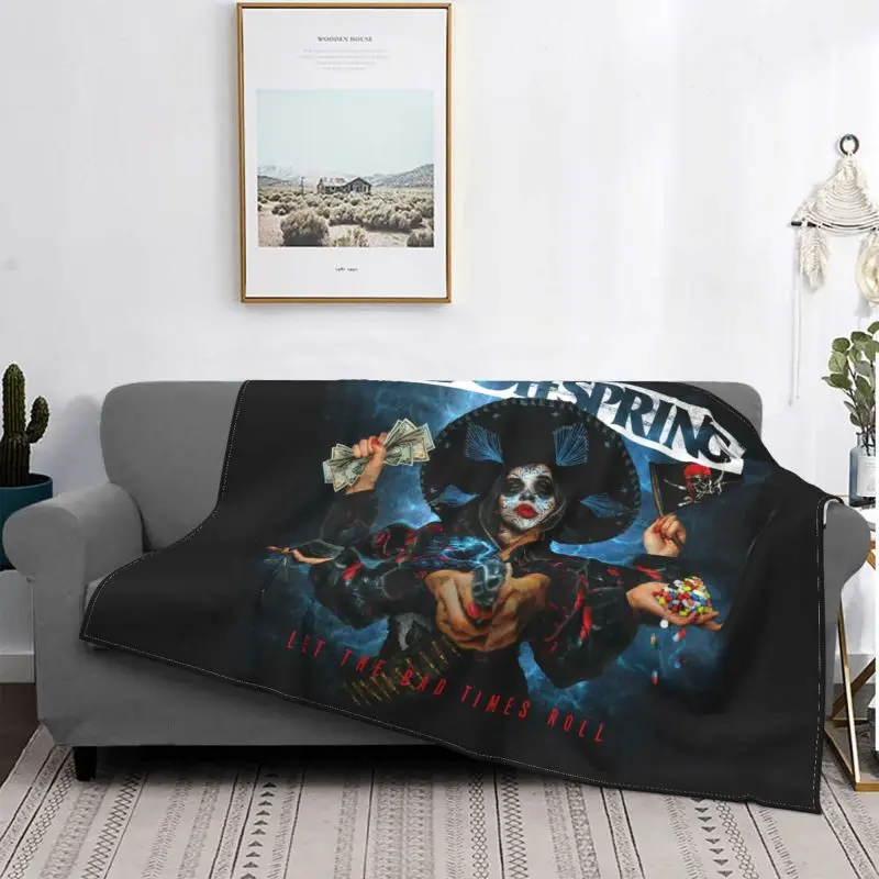 The Offspring Let The Bad Times Roll 01 Blanket Autumn Comfort On The Sofa Sofa Dedicated Machine Washable