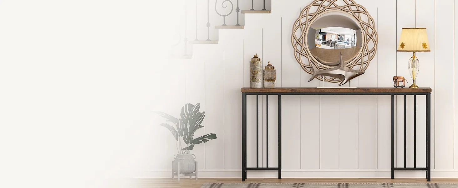 Tribesigns Rustic 70.9 Inch Extra Long Console Table