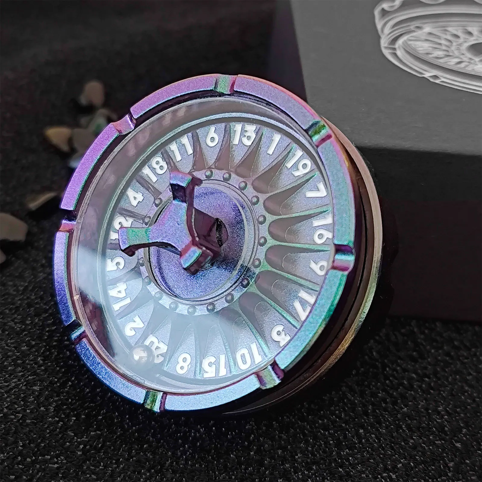Fidget toy sensory fidget toy anti stress toy finger sensory toy fingertip gyroscope toy Flying Dragon Turntable Fidget Spinner Party Portable Anxiety Stress Relief Fingertip Gyro Decompression Metal Roulette EDC Toy