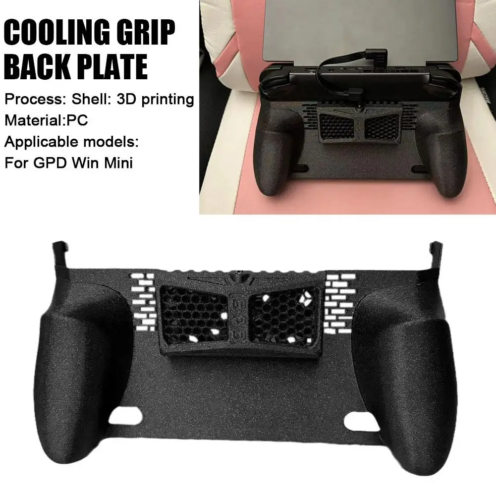 

For Gpd Win Mini Cooling Grip Back Cover With Cooling Fan On The Back Cover 3D Printing For GPD Win Mini Accessories I3Y4