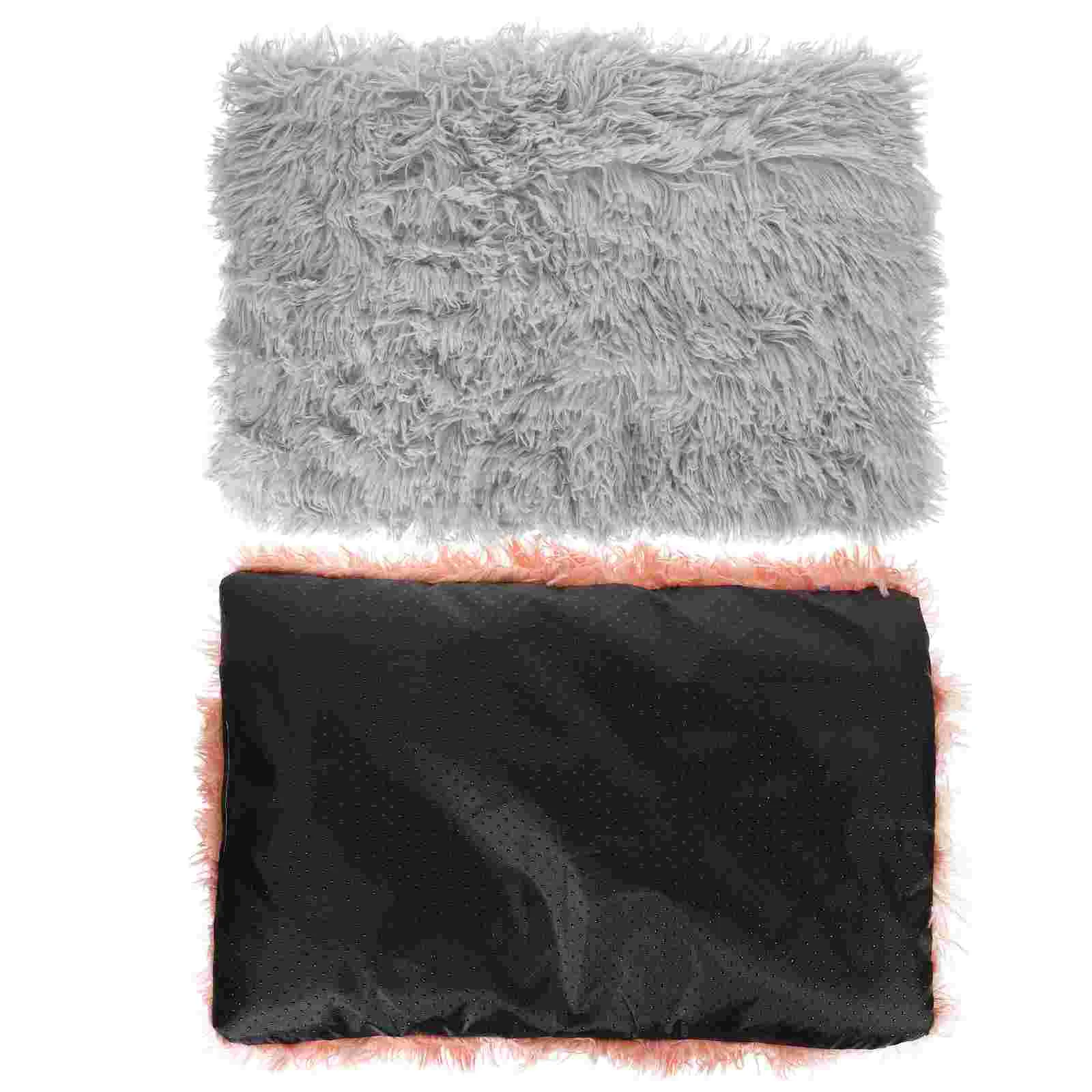

2 Pcs Mattress Sleeping Pad Syrian Hamster Blankets Guinea Pig Bed Rat Soft Warm Cage Flannel Small Pet Bedding Mats