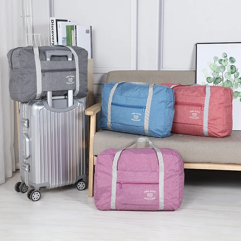 

Waterproof Oxford Travel Bags Women Men High Quality Duffle Organizer Luggage Foldable Storage Packing Cubes Weekend Handbags