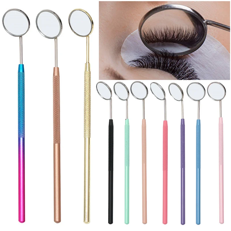 Miroirs de maquillage professionnels, livres de dents, contrôle Chev, approvisionnement, extension de cils, miroir d'inspection, beauté, soins de la peau, accessoires