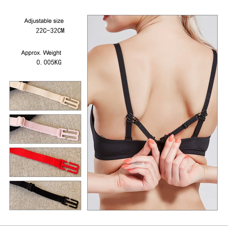 Bra Straps Anti-slip Adjustable Connnector Holder Belt Underwear