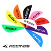 60pcs 2 inches Plastic Arrow Vanes TPU Arrow Feather Accessories for Arrow Shaft Archery DIY 1