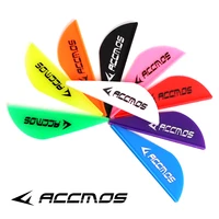 60pcs 2 inches Plastic Arrow Vanes TPU Arrow Feather Accessories for Arrow Shaft Archery DIY 1
