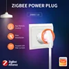 Tuya Zigbee Power Plug 16A EU Smart Home Plug App And Voice Control Energy Monitoring Child Lock Schedule Timer Power Socket 2