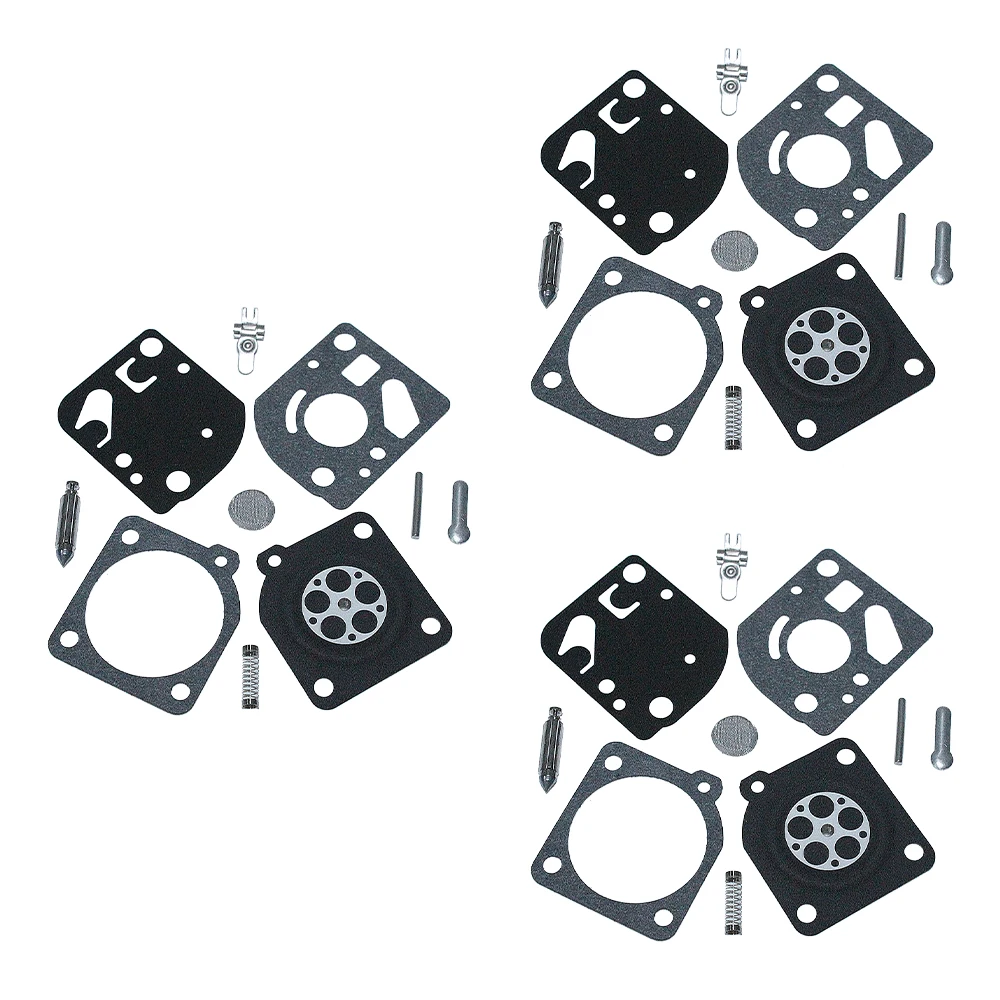 3PCS Carburetor Repair Kit For Poulan Weedeater FL20 FL23 FL25 FL26 FX26 MX550 MX557