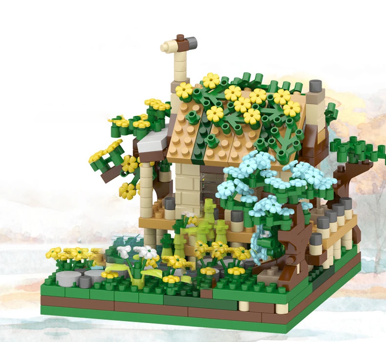 Moc 631-632 Sakura Tree Cherry Blossom - LOZ Blocks Official Store