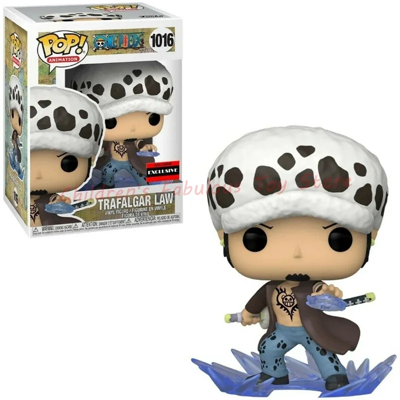 Funko Pop Animation One Piece Character Model Toys Trafalgar Law #1016 Limited Action Figure Toys For Children Gifts