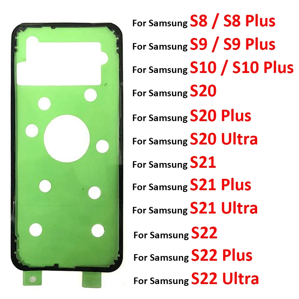 Back Battery Sticker Adhesive For Samsung S8-S22 Plus Ultra Waterproof Back Cover Sticker,phone back cover,glass phone back cover