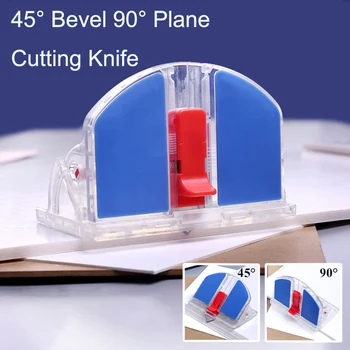 Coltello da taglio smussato Taglierina per carta piatta Taglierina per carta da costruzione modello da taglio fai-da-te 45 ° Taglierina per carta smussata 90 ° Coltello da taglio aereo