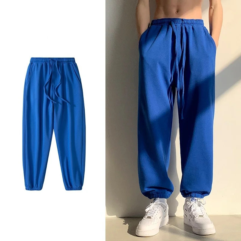 

Мужские спортивные штаны с эластичным поясом, на шнуровке